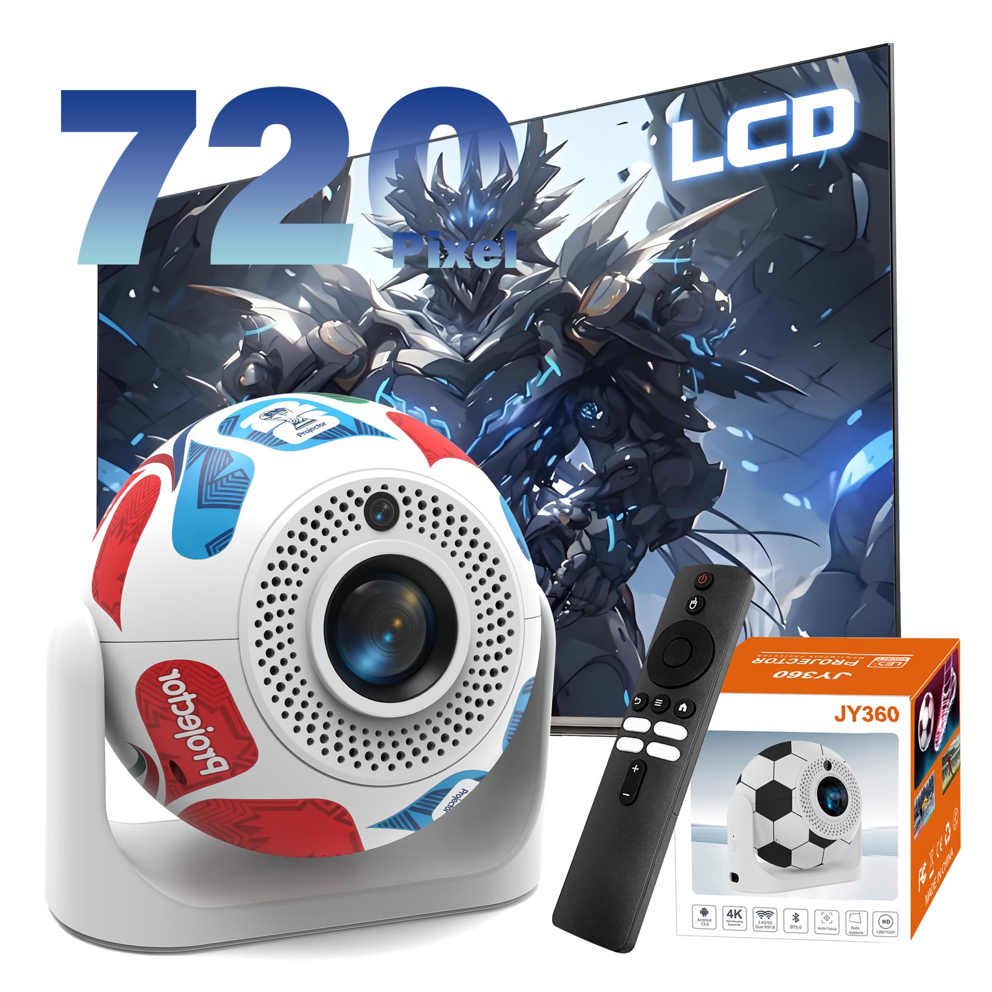 Amazon.com: Mini Projector with WiFi and Bluetooth Android 13